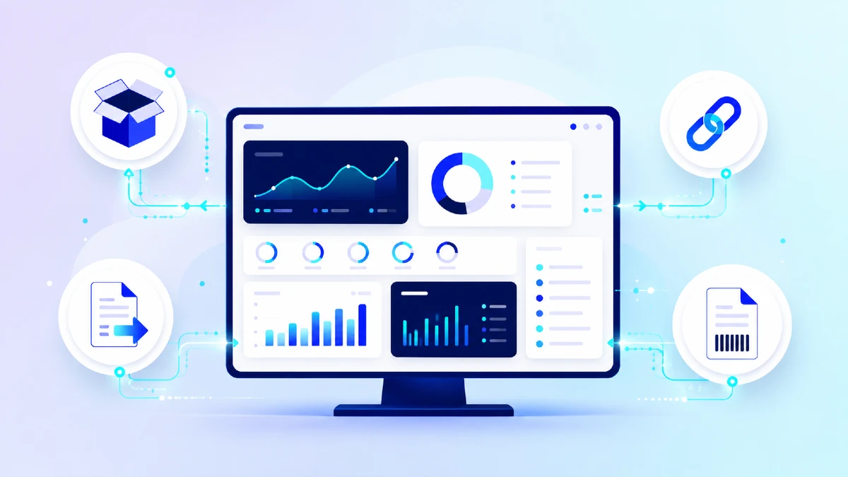 EYE-1 by Atlantiq : plateforme fintech de pilotage temps réel Illustration de la plateforme fintech EYE-1 by Atlantiq pour le pilotage en temps réel des flux d'externalisation financière
